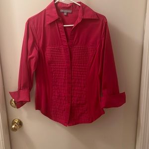 Pink button down
